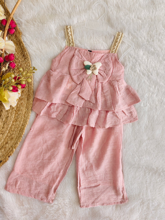 Mini blossom ruffle set