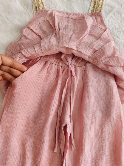 Mini blossom ruffle set