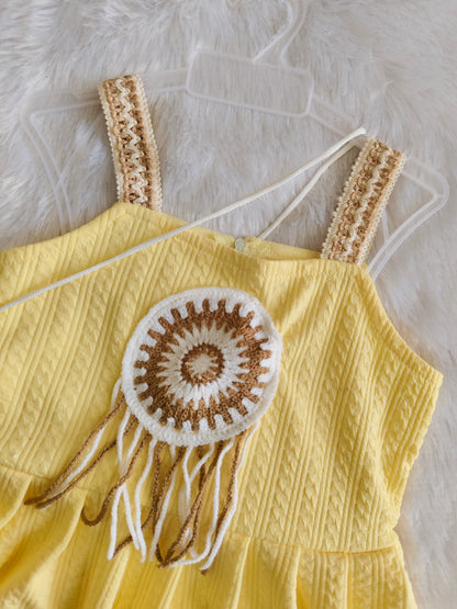 Sunshine frock with sling bag