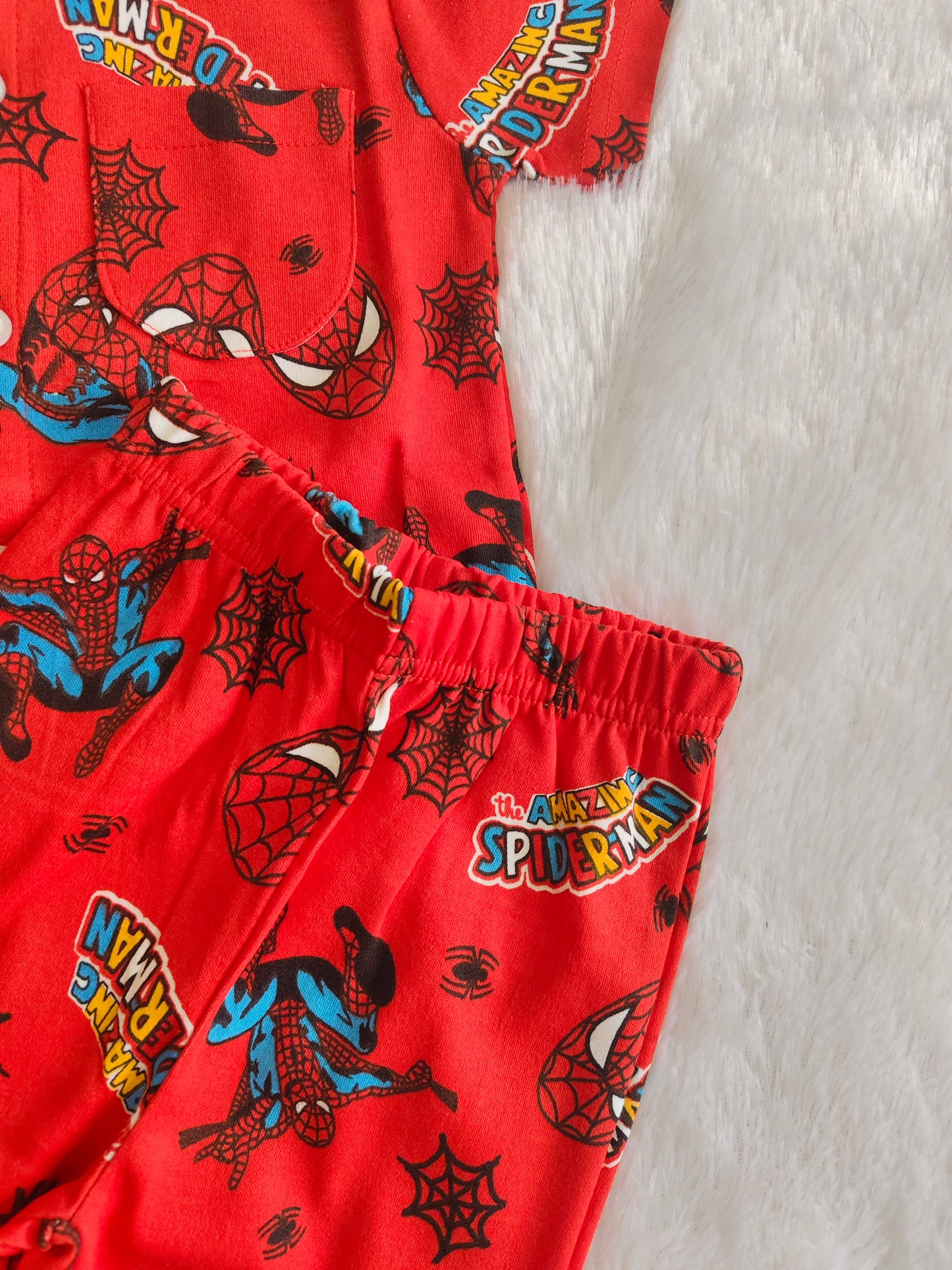 Spider man & car night sets