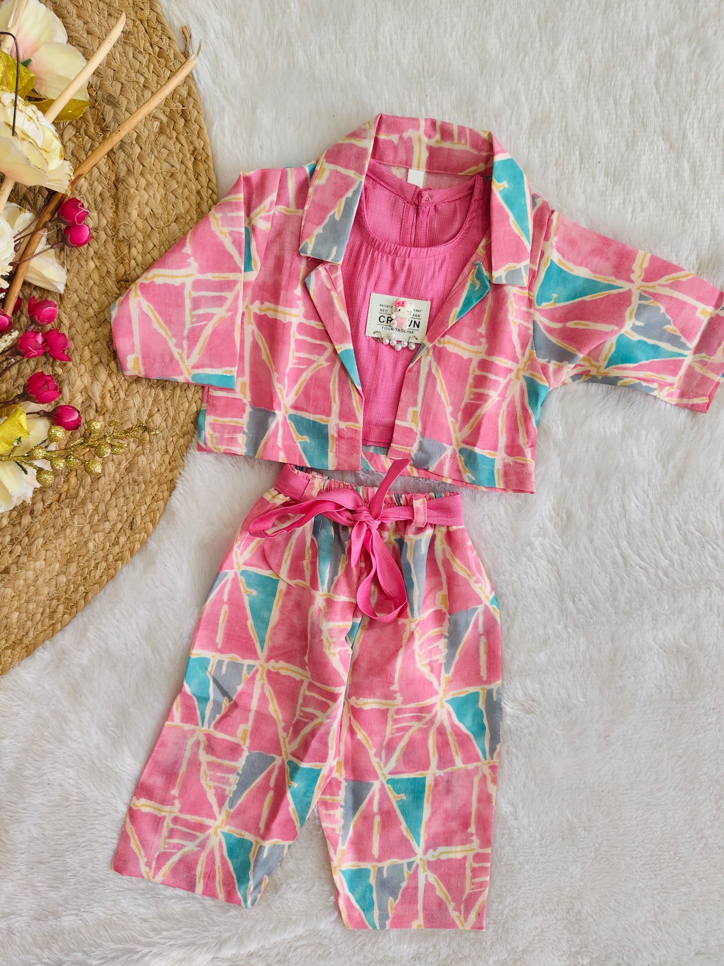 Pink candy splash cord set