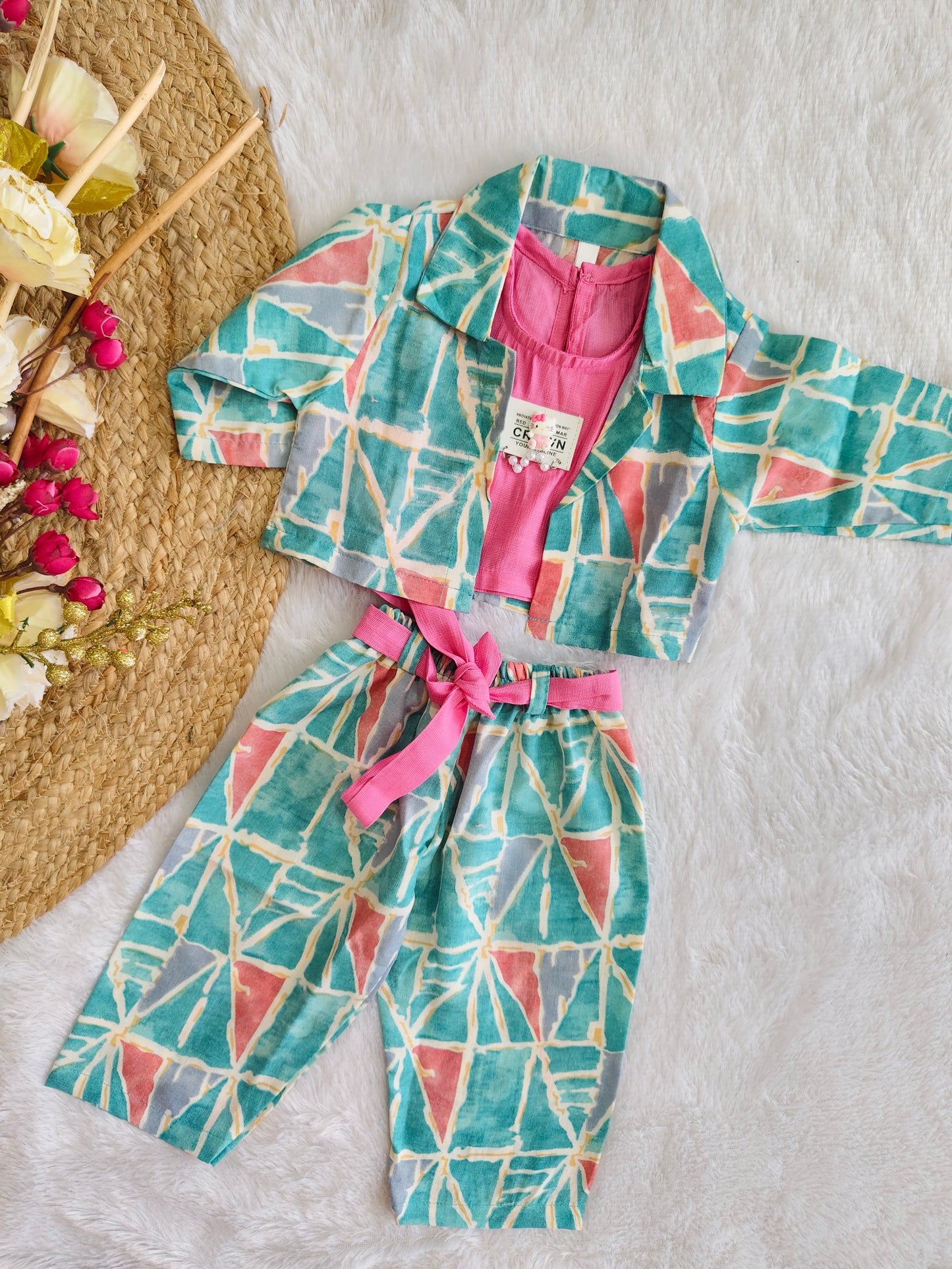 Pink candy splash cord set