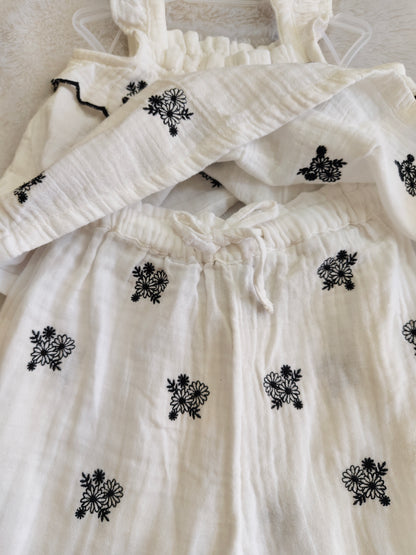 Vintage floral flower set