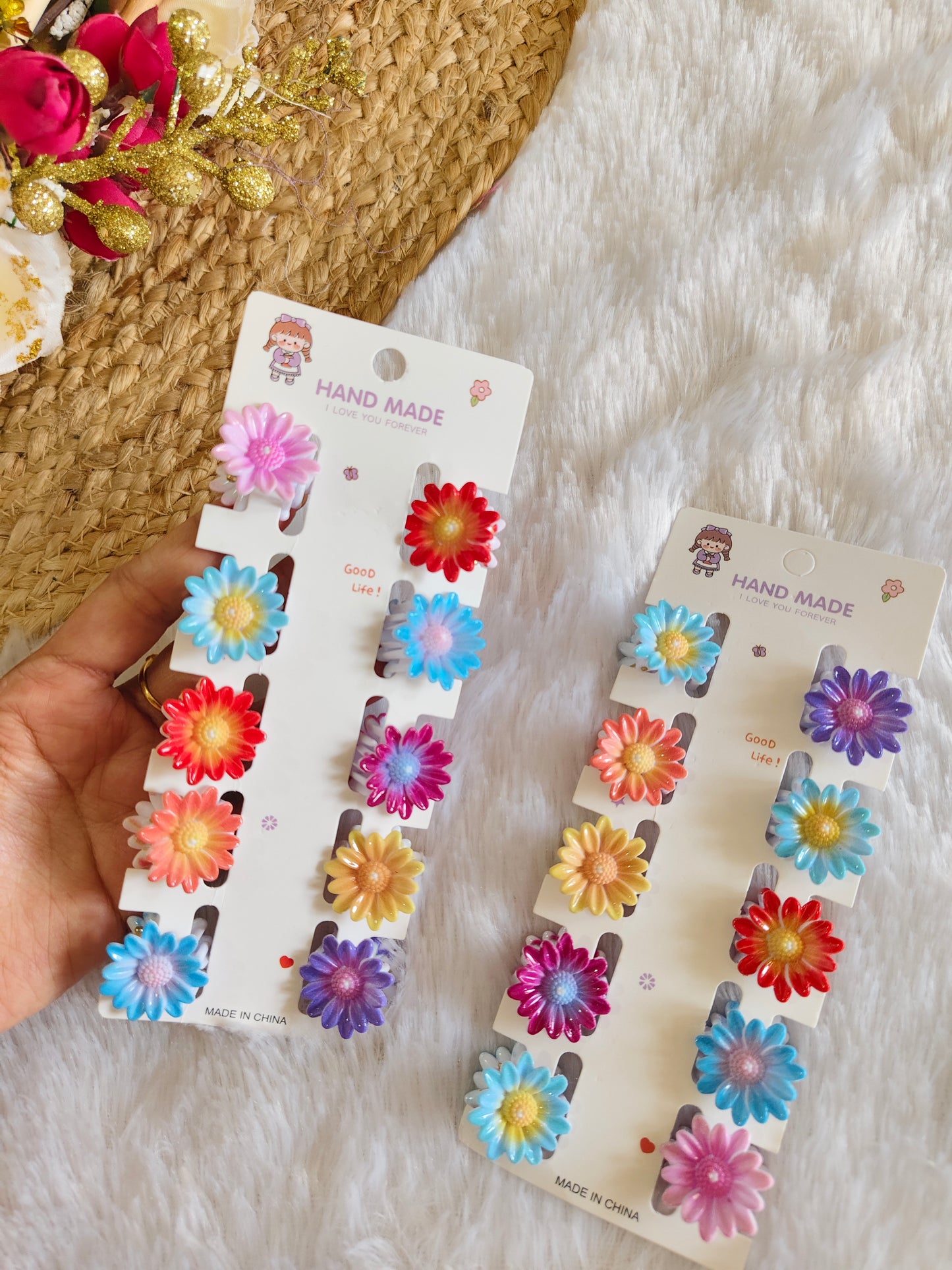 Petal Pixies hair clips