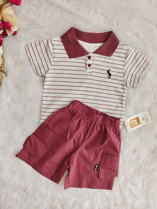 Mini classic polo set