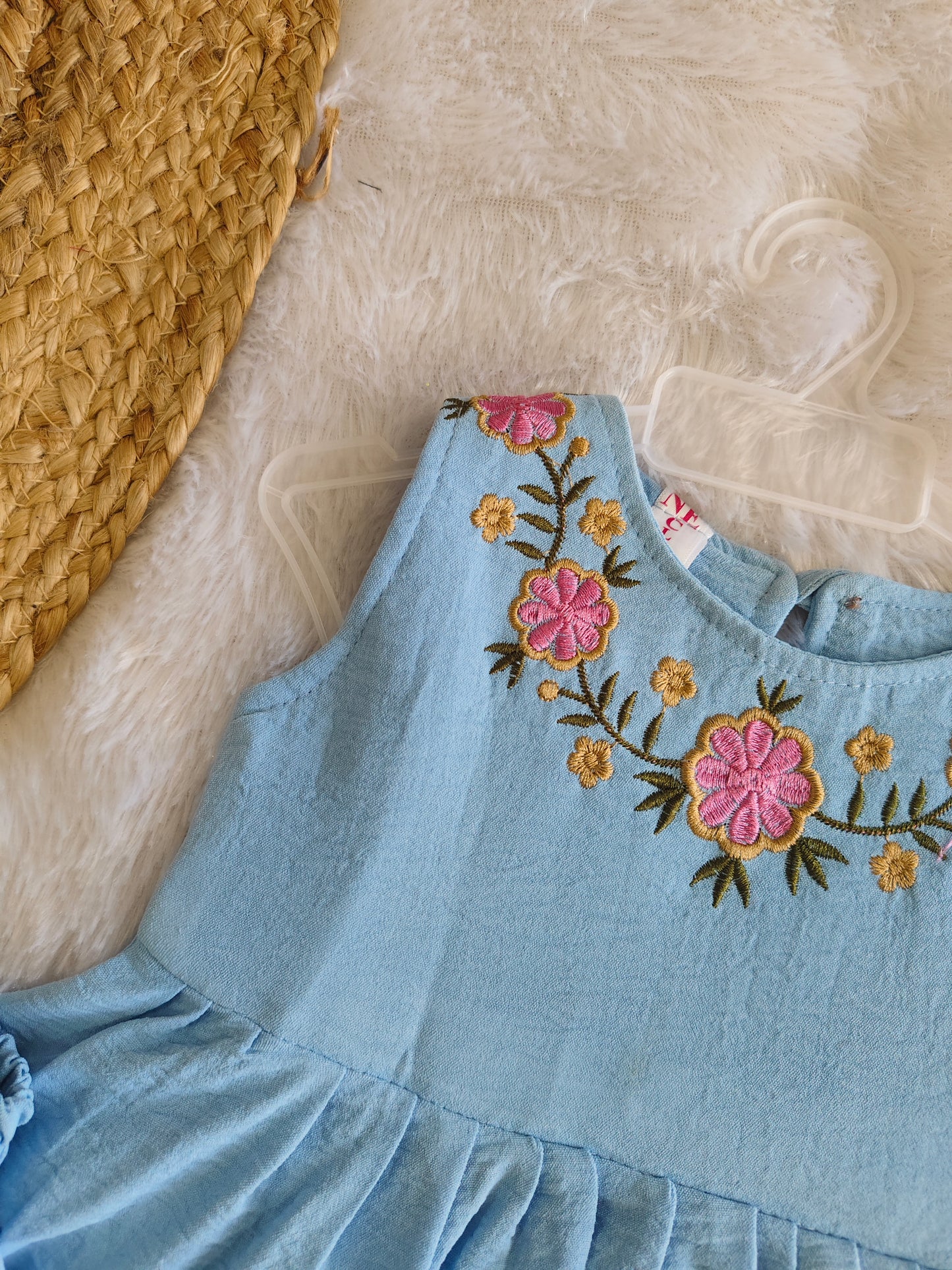Peachy Garden Charm frock with (shorts)