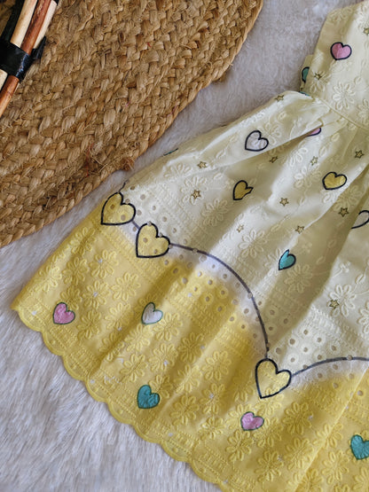 Golden Glow Heart Frock