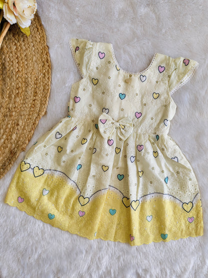 Golden Glow Heart Frock