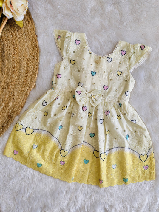 Golden Glow Heart Frock