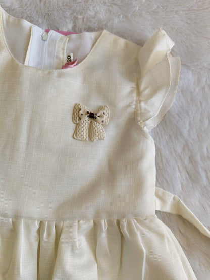Pink petal charm frock