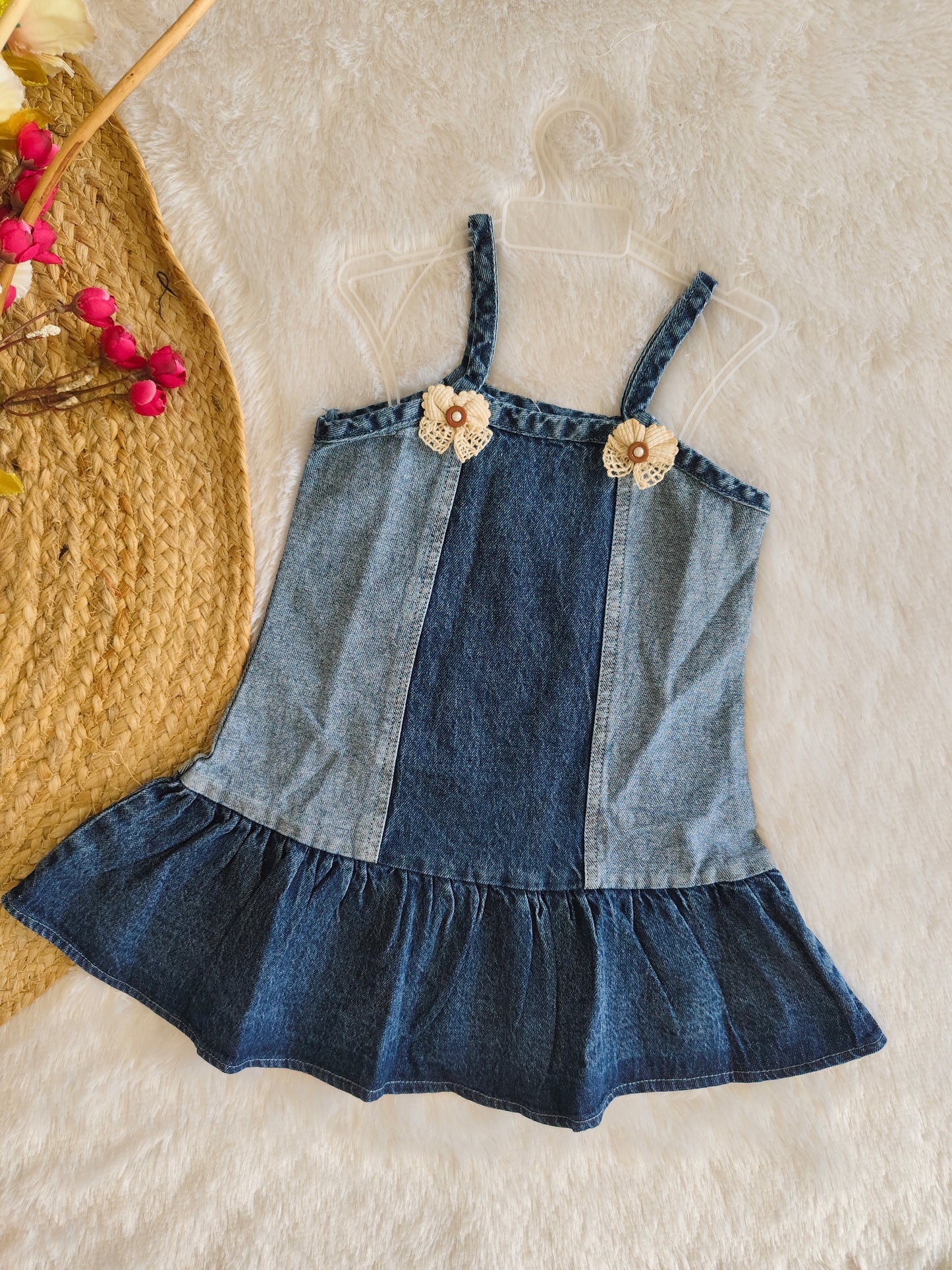 Denim Daisy Dress