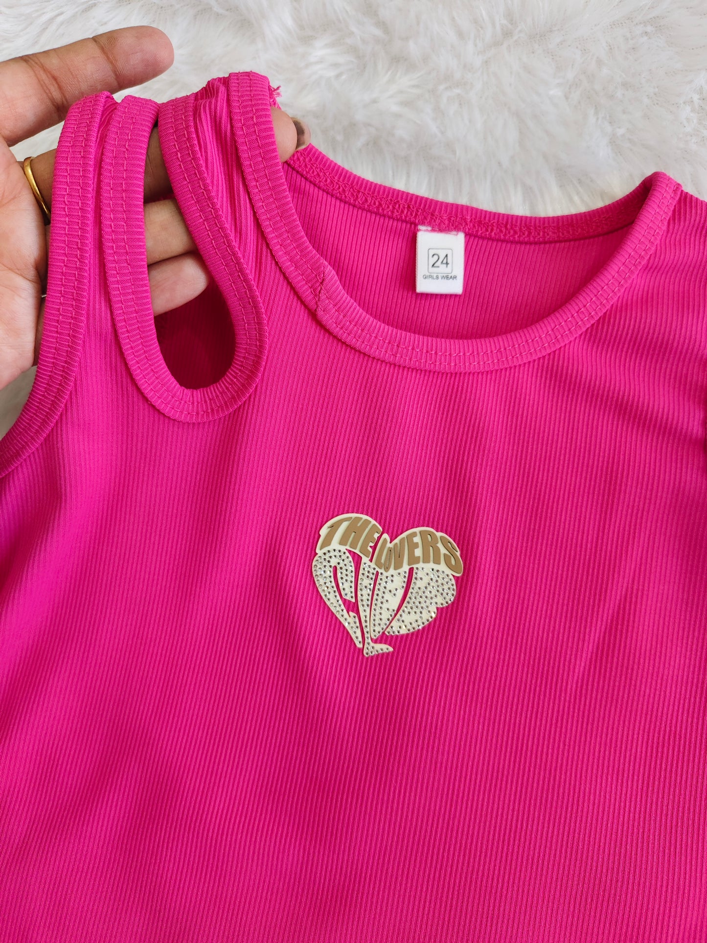Sparkle & Strap Tank top