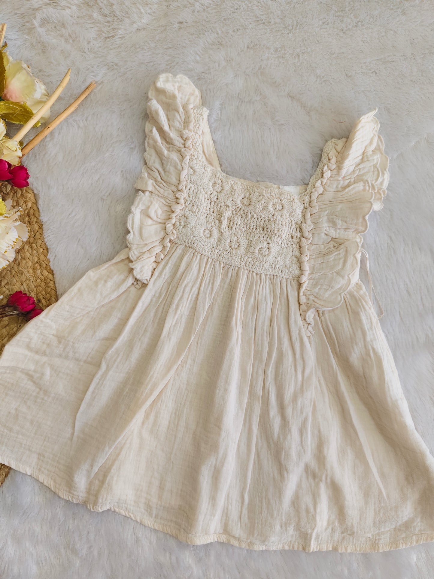 Daisy Crochet frock