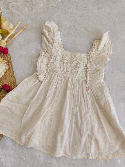 Daisy Crochet frock