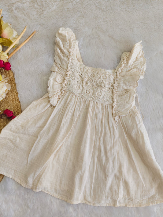 Daisy Crochet frock