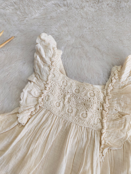 Daisy Crochet frock