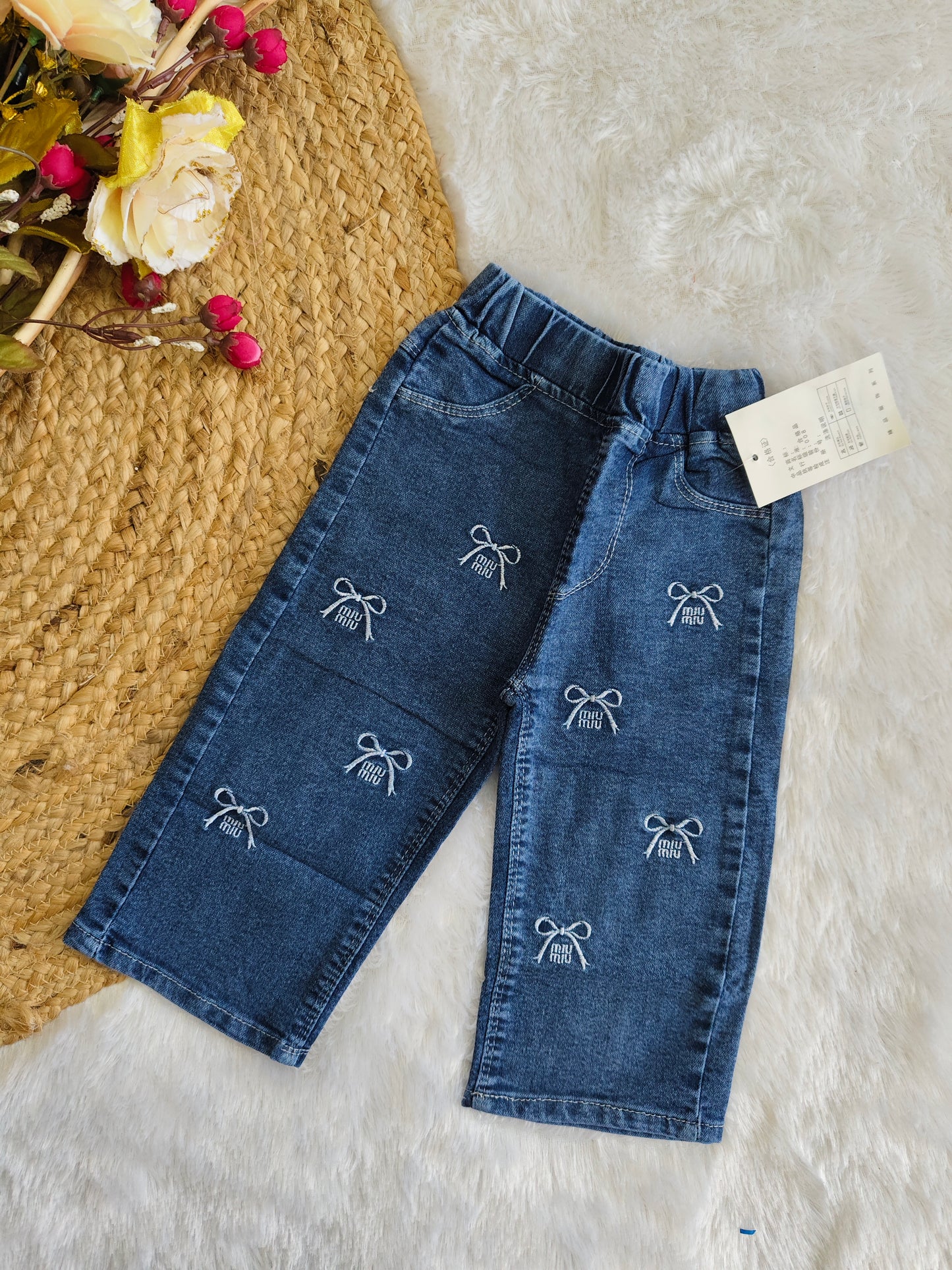 Miu Bow Denim