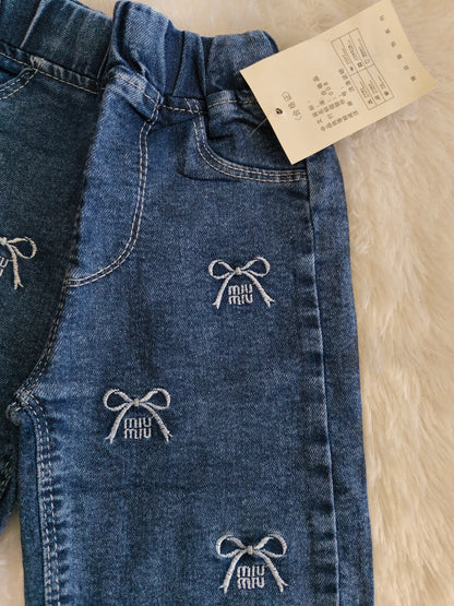 Miu Bow Denim