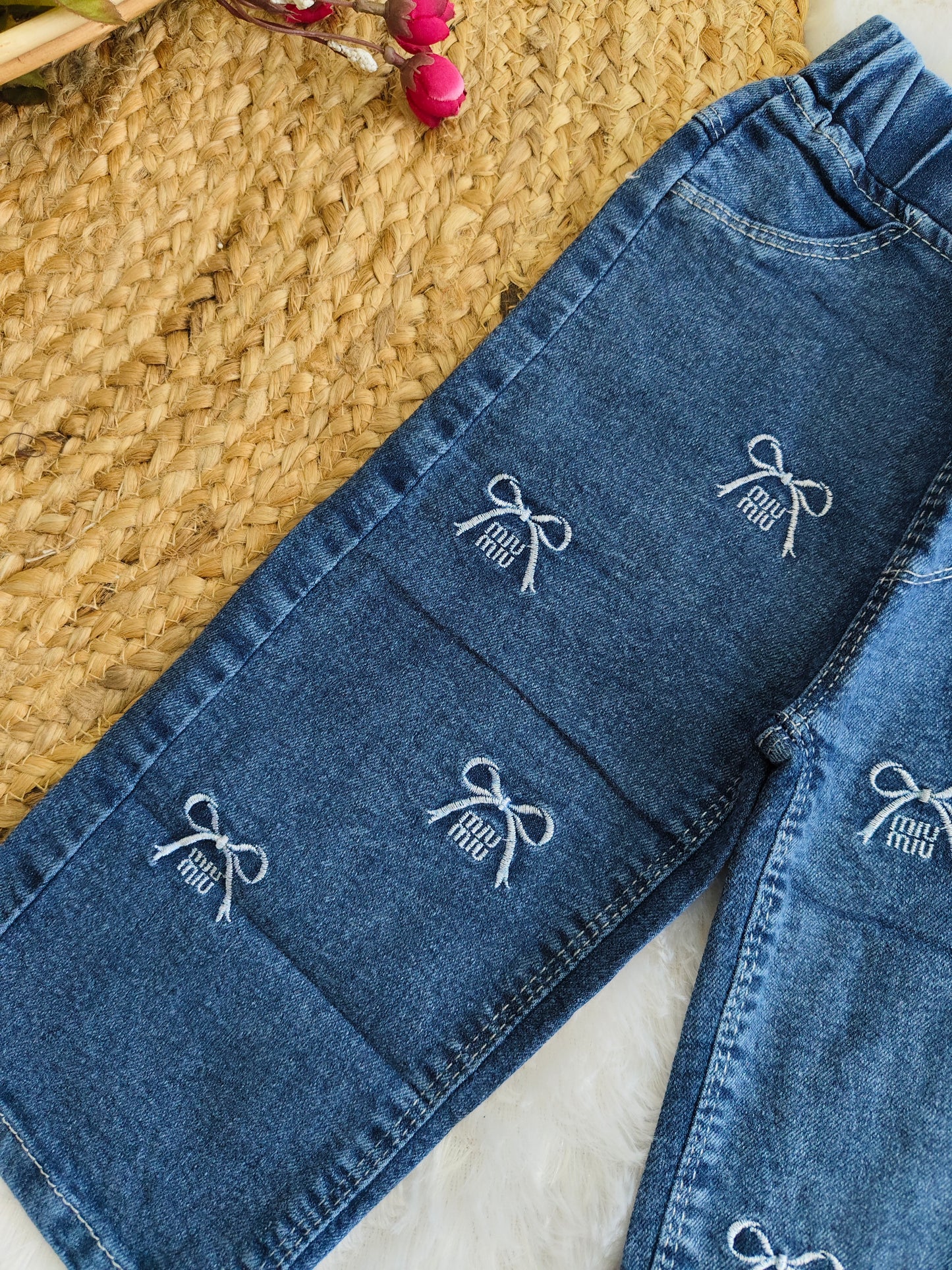 Miu Bow Denim