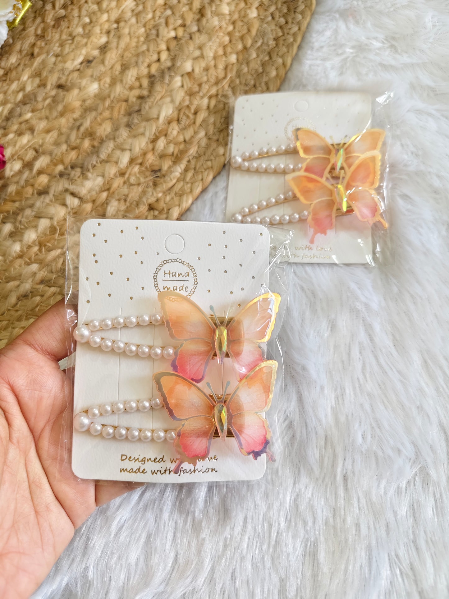 Butterfly tic tak pins