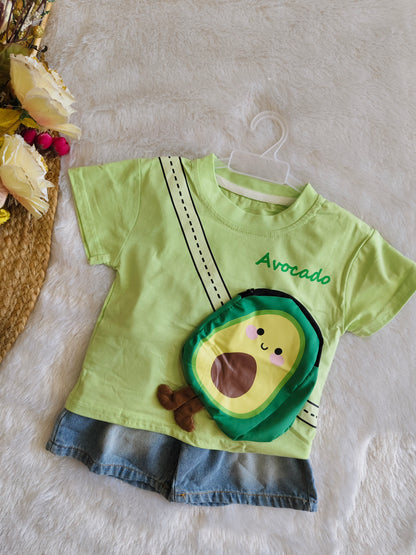 Avocado Adventures Short Set