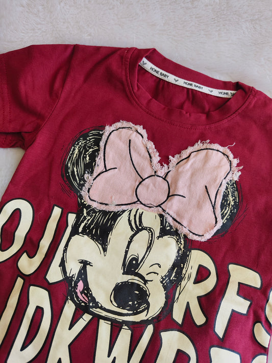 Winking Minnie Denim Set