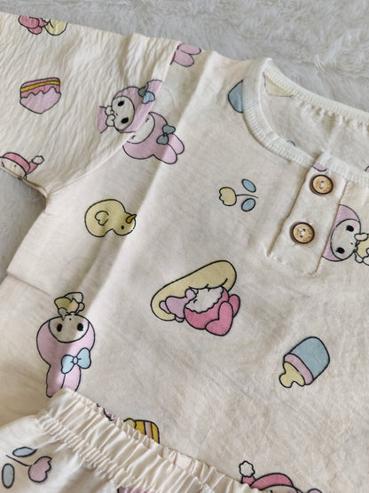 Bunny Pajamas night suit