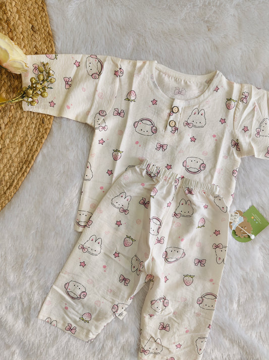 Cozy Berry Club night suit