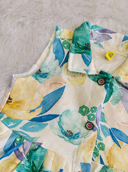 Morning Mist Floral Dress
