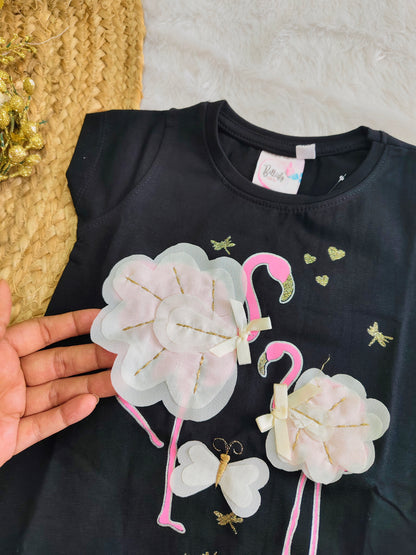 Flamingo Flutter Tee