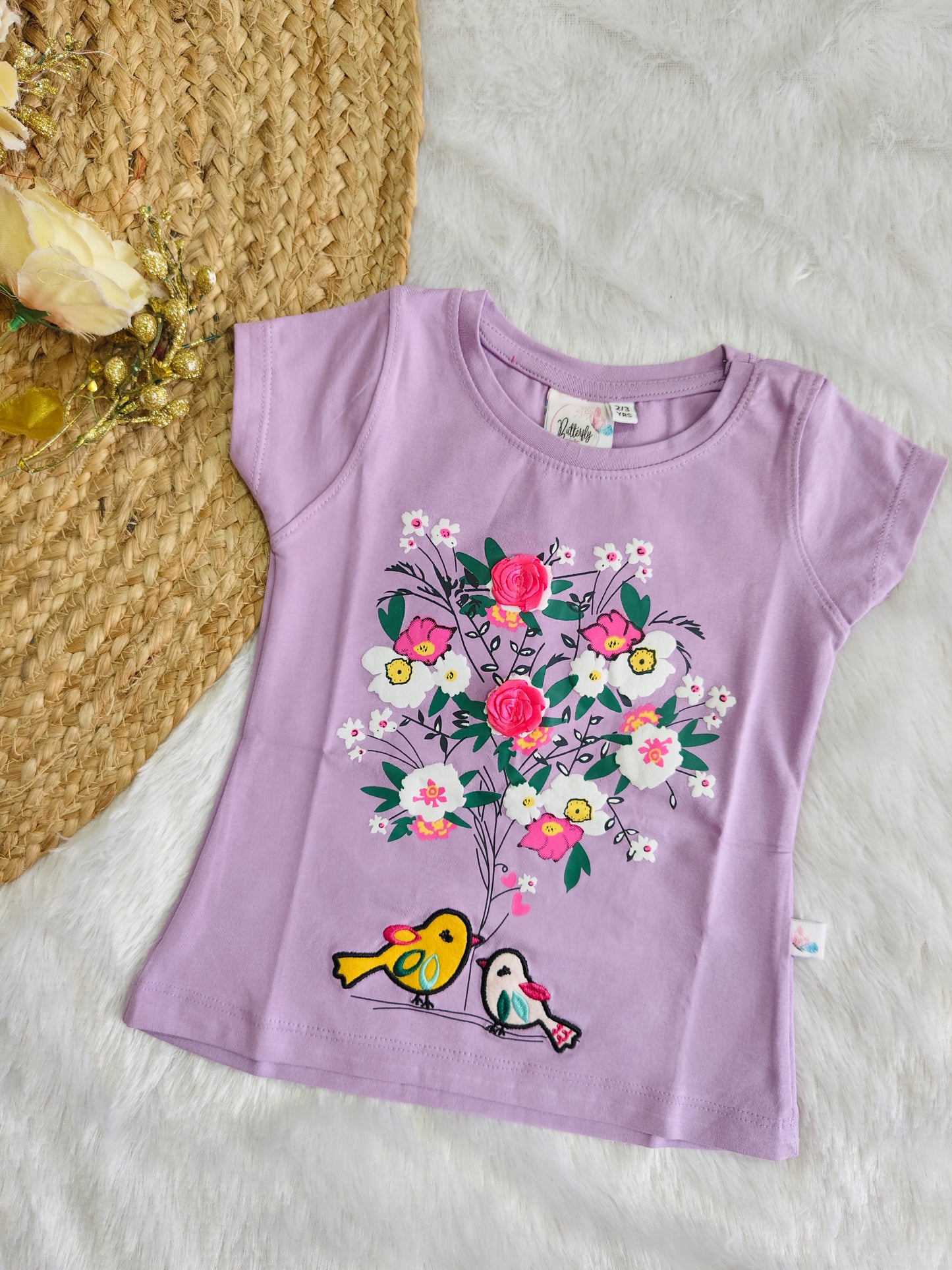 Lavender Lovebirds Tee