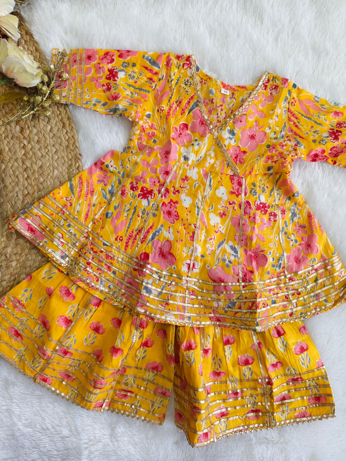 Peachy Sunshine Ethnic set