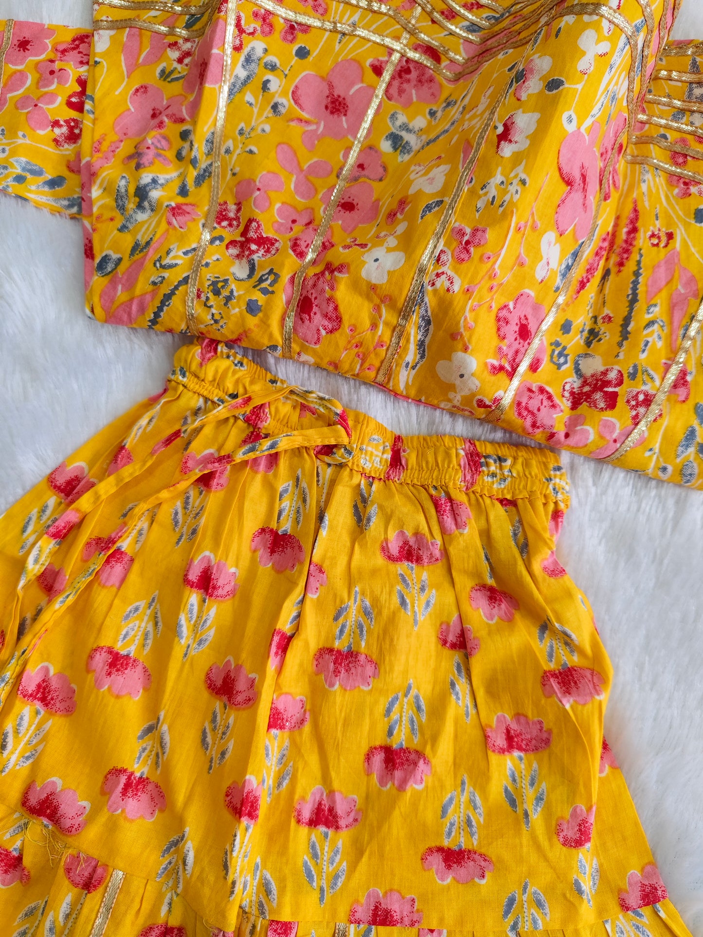 Peachy Sunshine Ethnic set