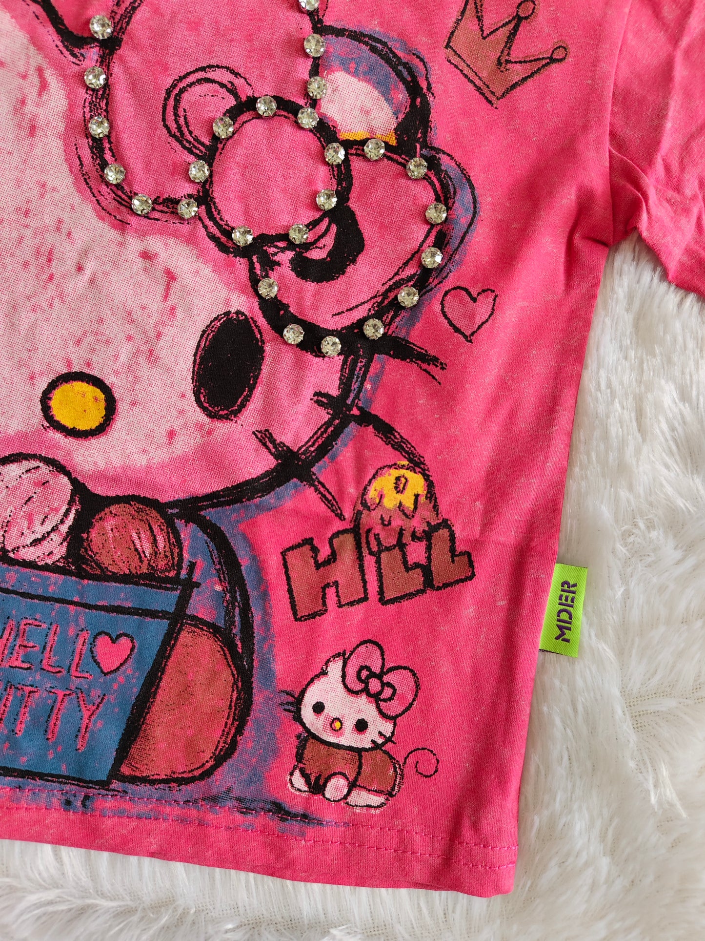 Hello kitty crown tshirt
