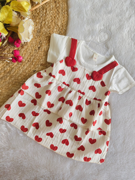 Heart cute frock