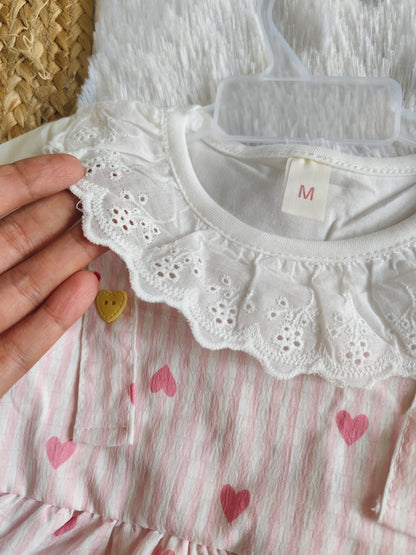 Heart design frock