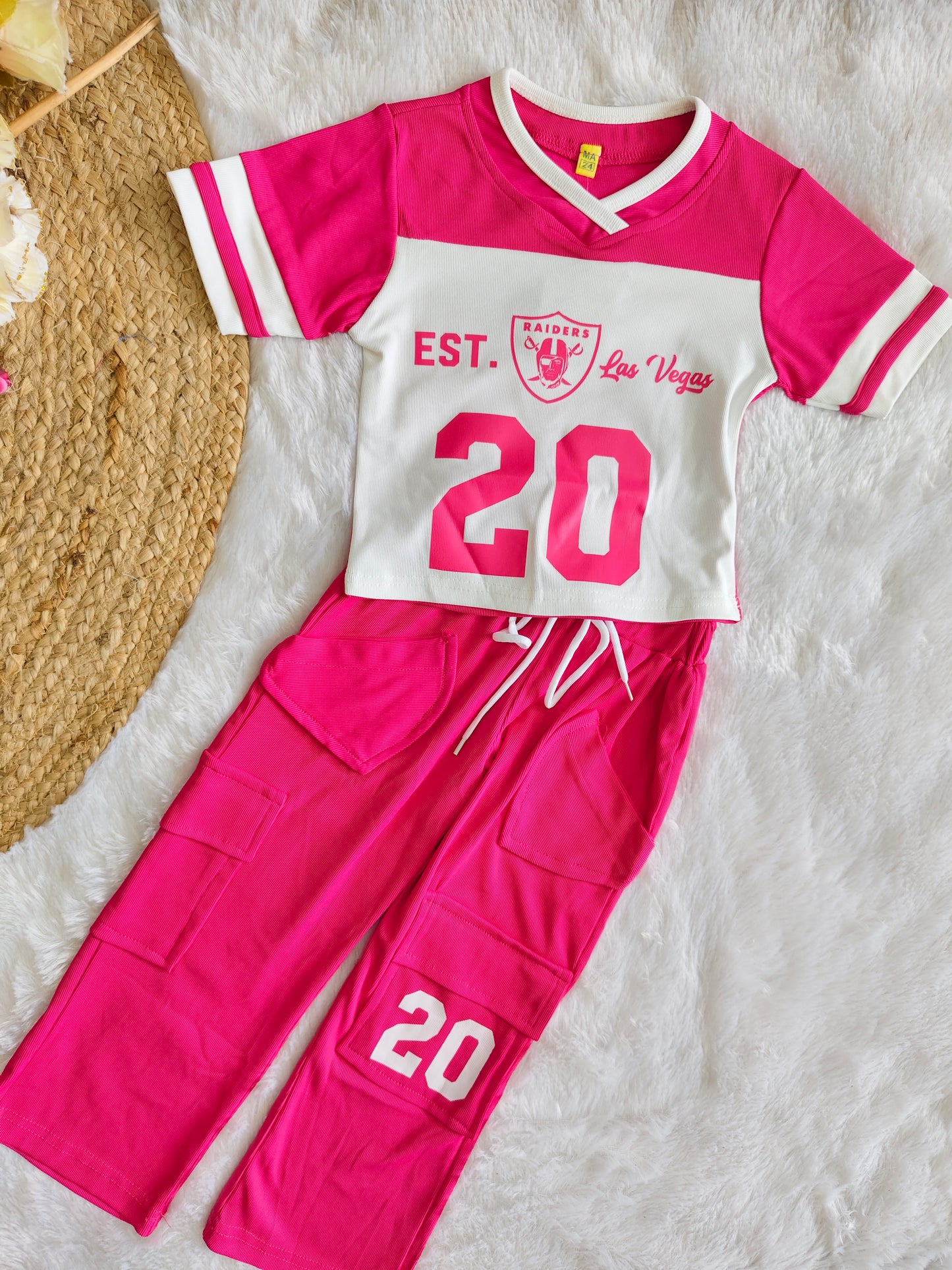 Pink Pop Cargo Co-ord