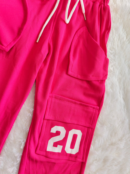 Pink Pop Cargo Co-ord