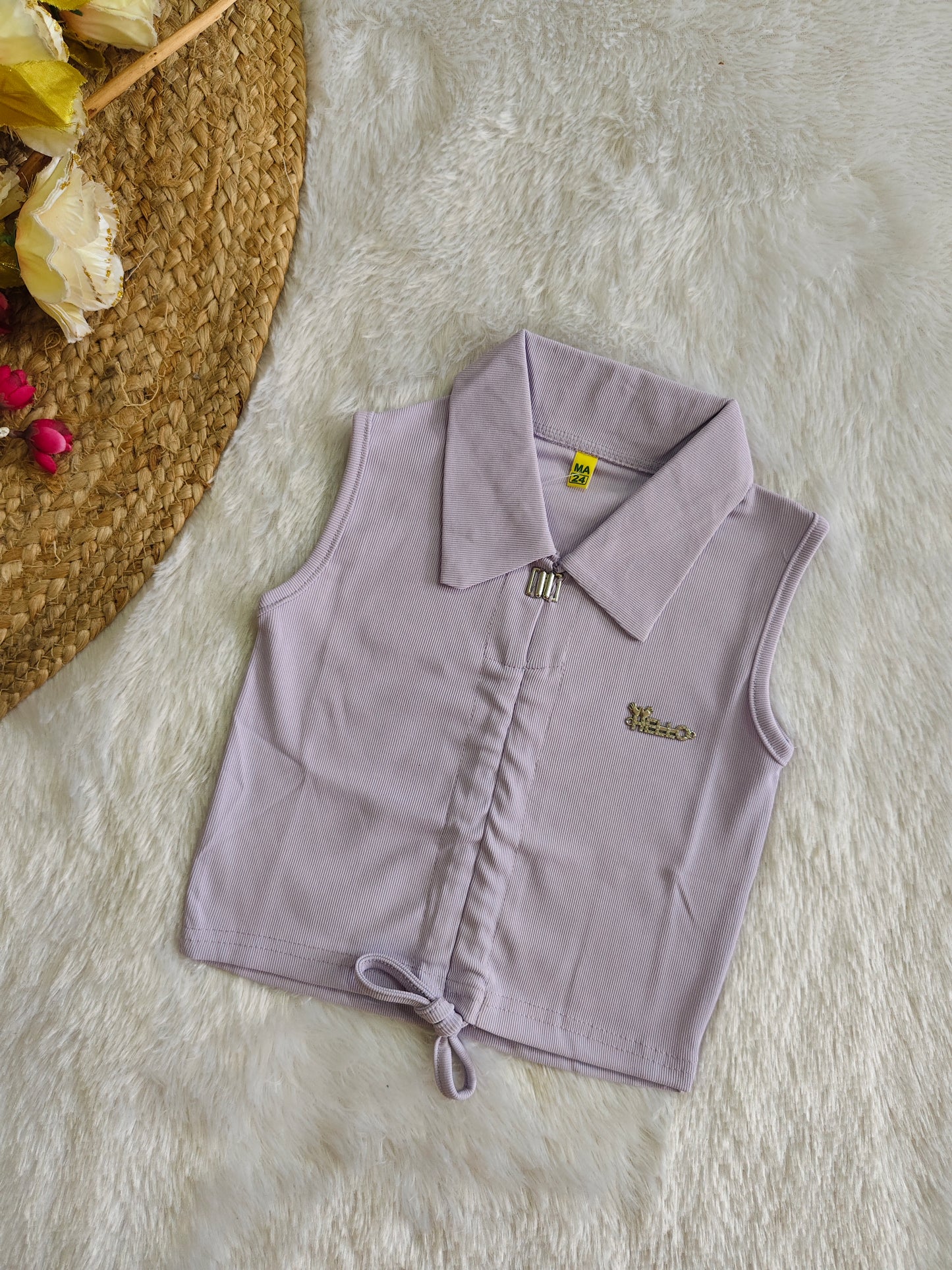 Blush Tie-Knot Top