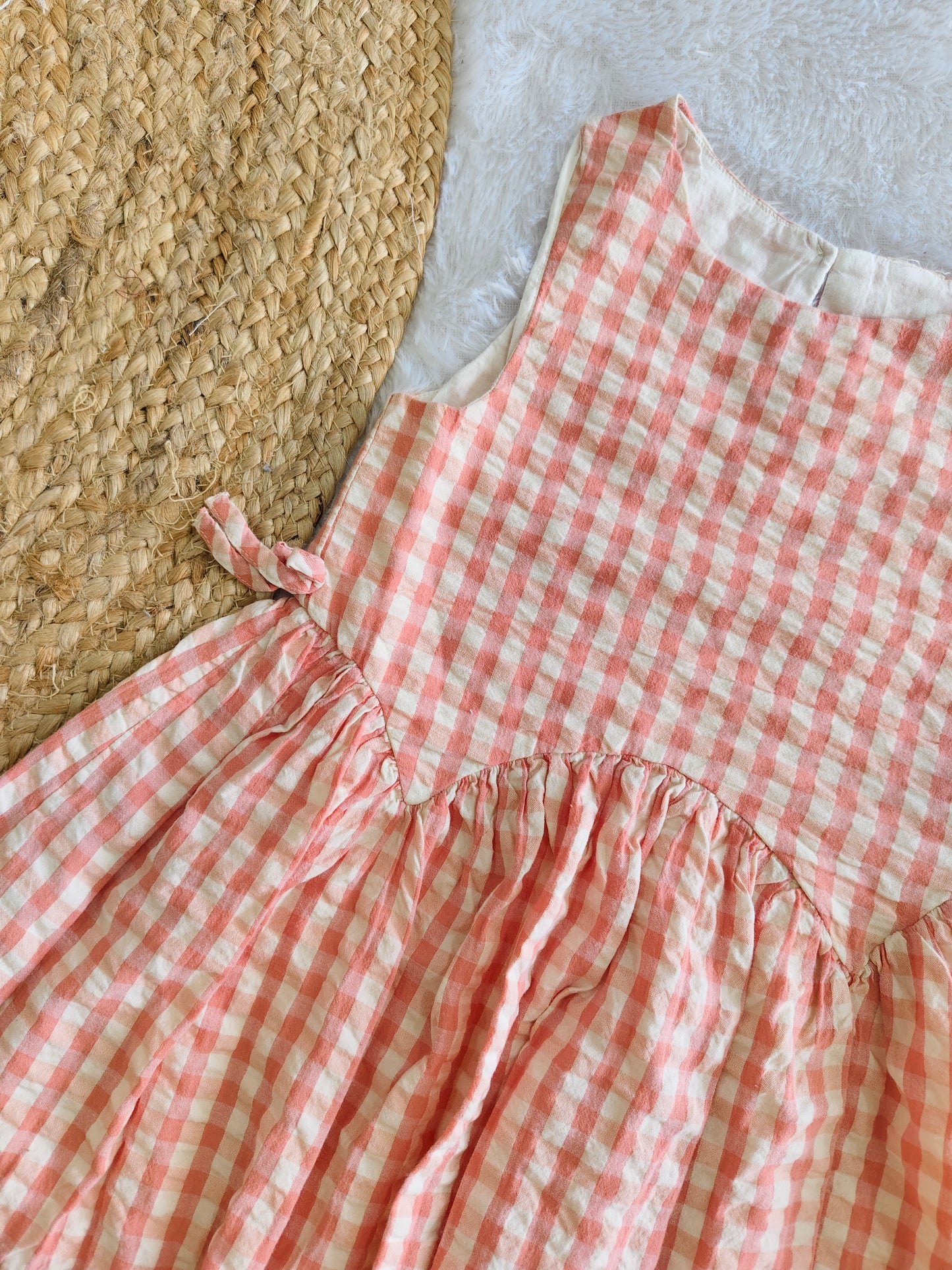 Peach Puff Balloon frock