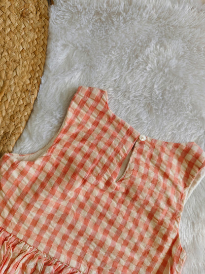 Peach Puff Balloon frock