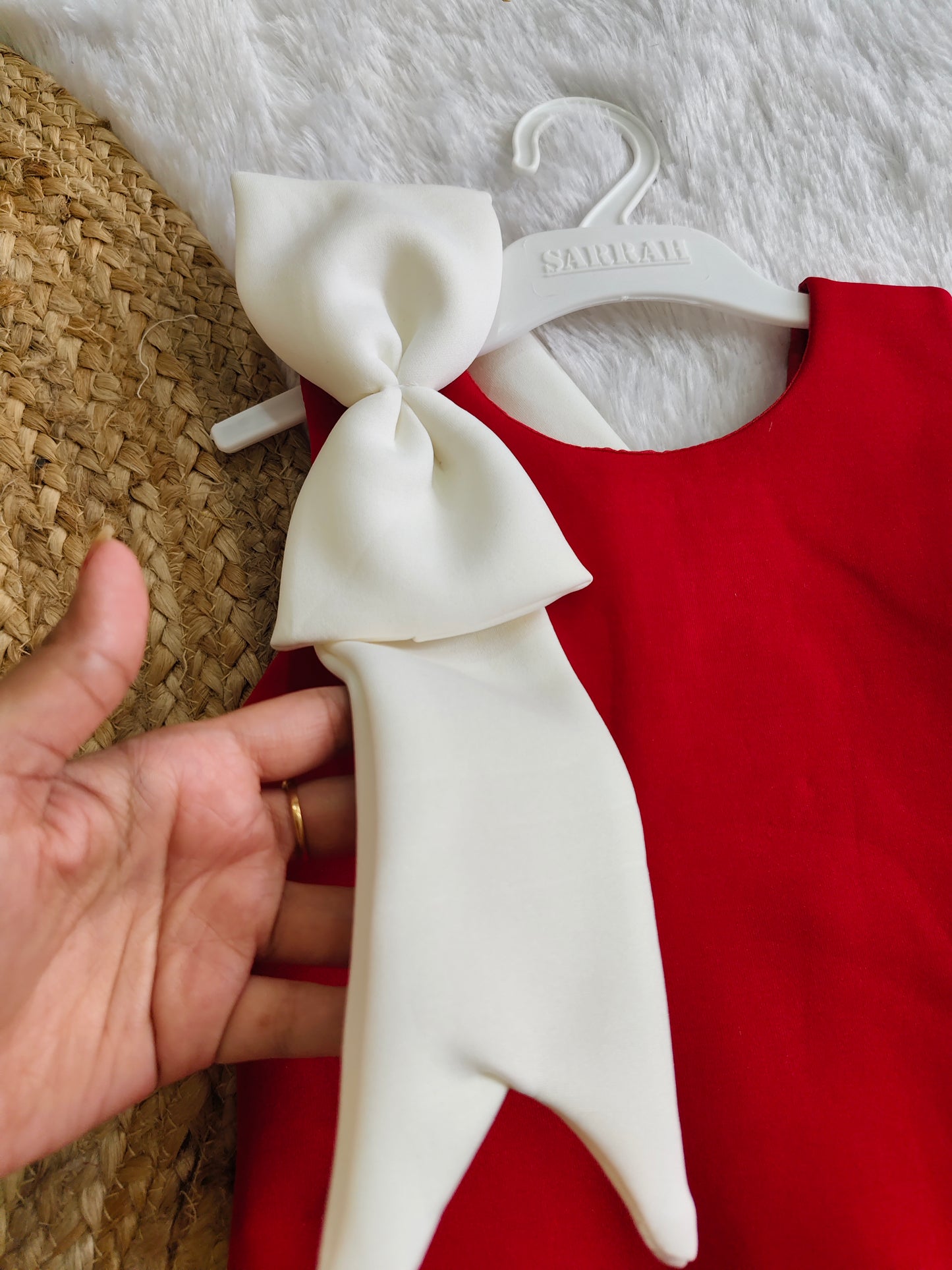 The Statement Bow partywear Dress