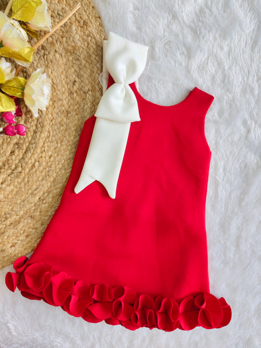 The Statement Bow partywear Dress