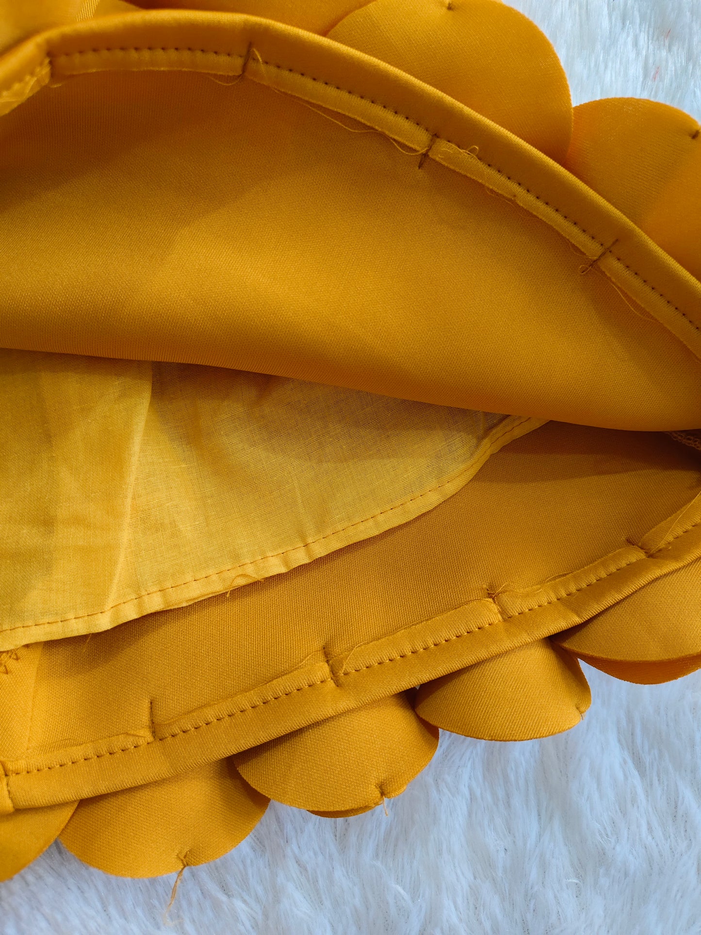 Golden Petal party wear dress
