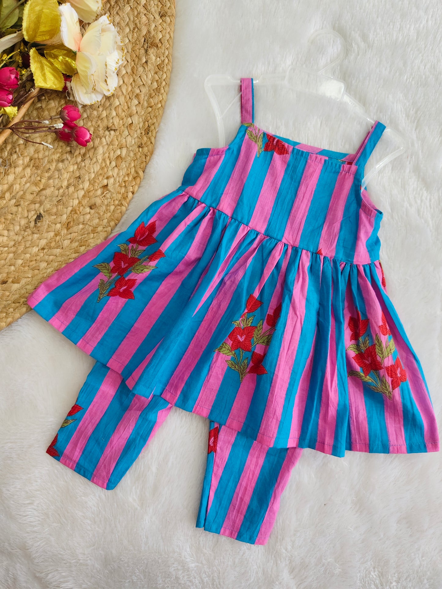 Sweet Bloom Tunic Set