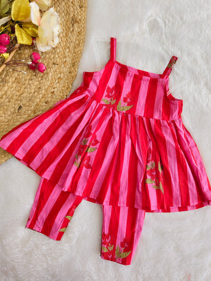Sweet Bloom Tunic Set