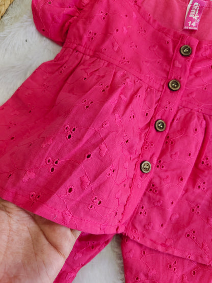 Pink Daisy Delight Set (3/4 pants)