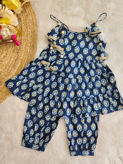 Indigo Bloom etnic set