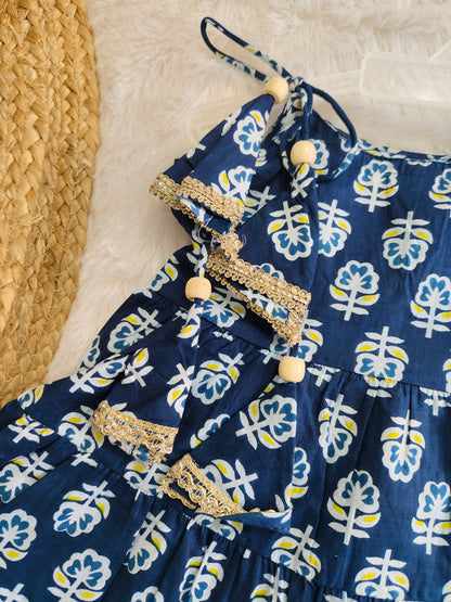 Indigo Bloom etnic set