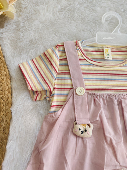 Mushroom Magic Pinafore frock